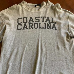 Coastal Carolina University Long Sleeve Ribbed Shirt College Apparel Chanticleer